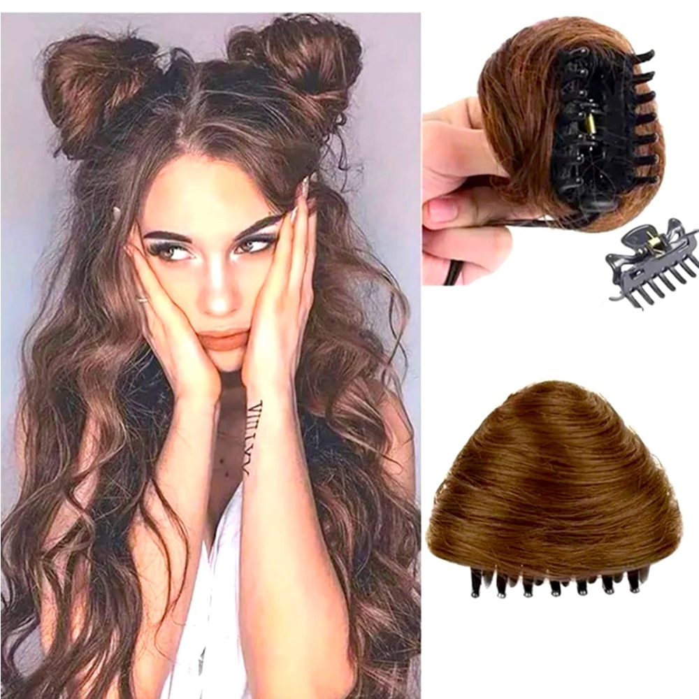 Instant space buns lol! Adorable omg 💋